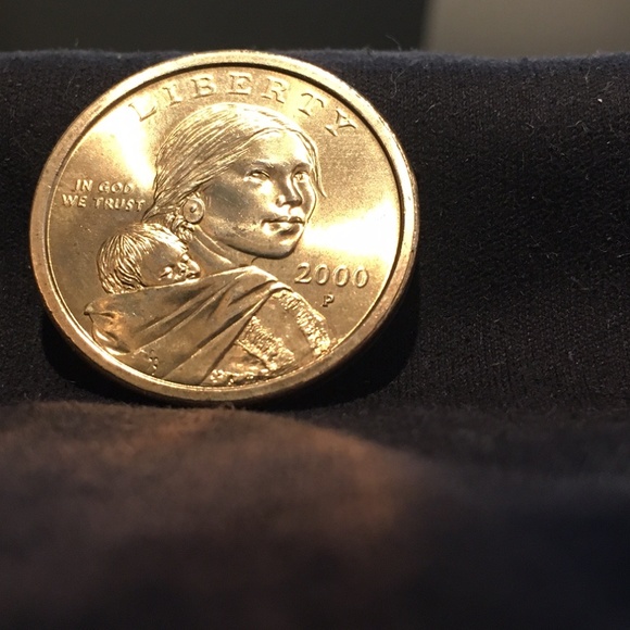 2000 P Sacagawea Dollar ~ With Eagle In Flight Reverse 204924645657 - Picture 2 of 3